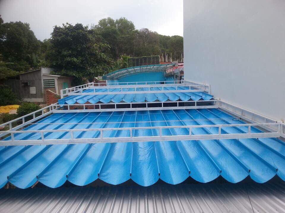 Bạt trần xếp lớp tự động – Tải trọng tối đa 10m2